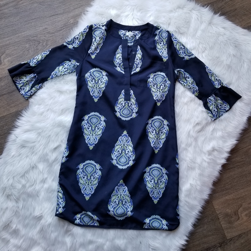 Crown & Ivy | Paisley Blouse Dress